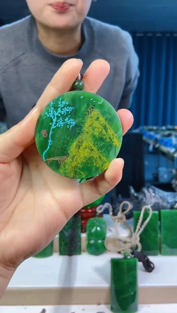 【闪购商品】和田玉挂件未镶嵌1