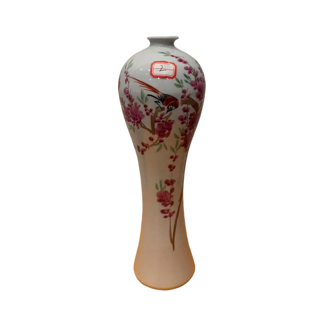 景德镇粉彩花鸟梅瓶#2