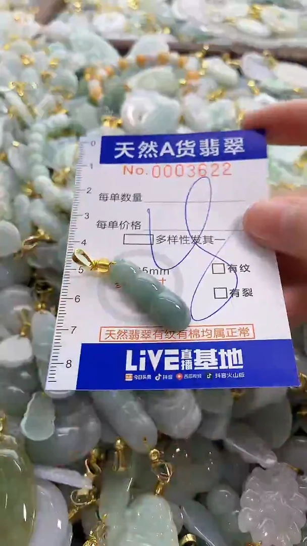 颈饰未镶嵌翡翠天然A货翡翠