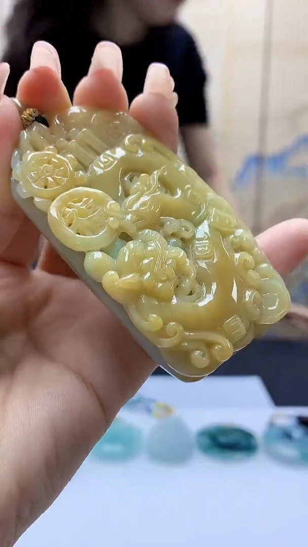 未镶嵌定制翡翠3099ty-毛货挂件29
