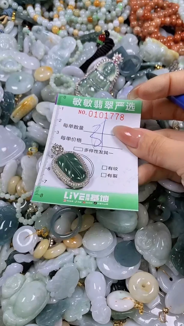 【闪购商品】翡翠颈饰未镶嵌闪购链接0101778