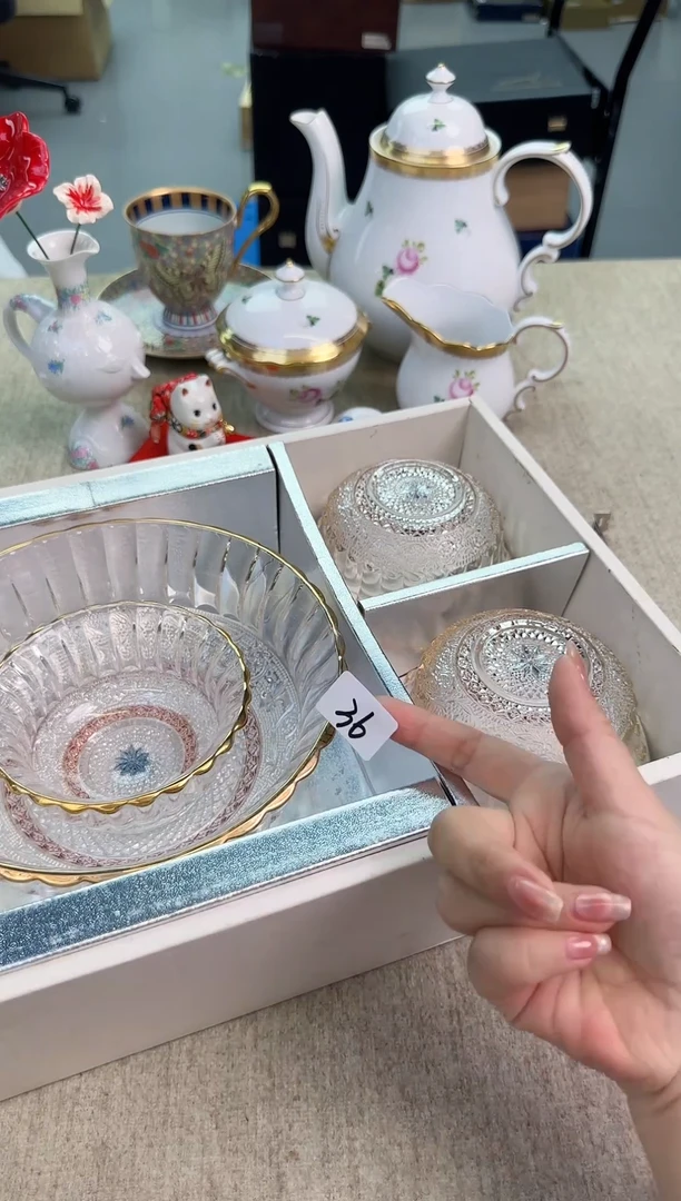 瓷片1大5小泡泡瓷器真好看