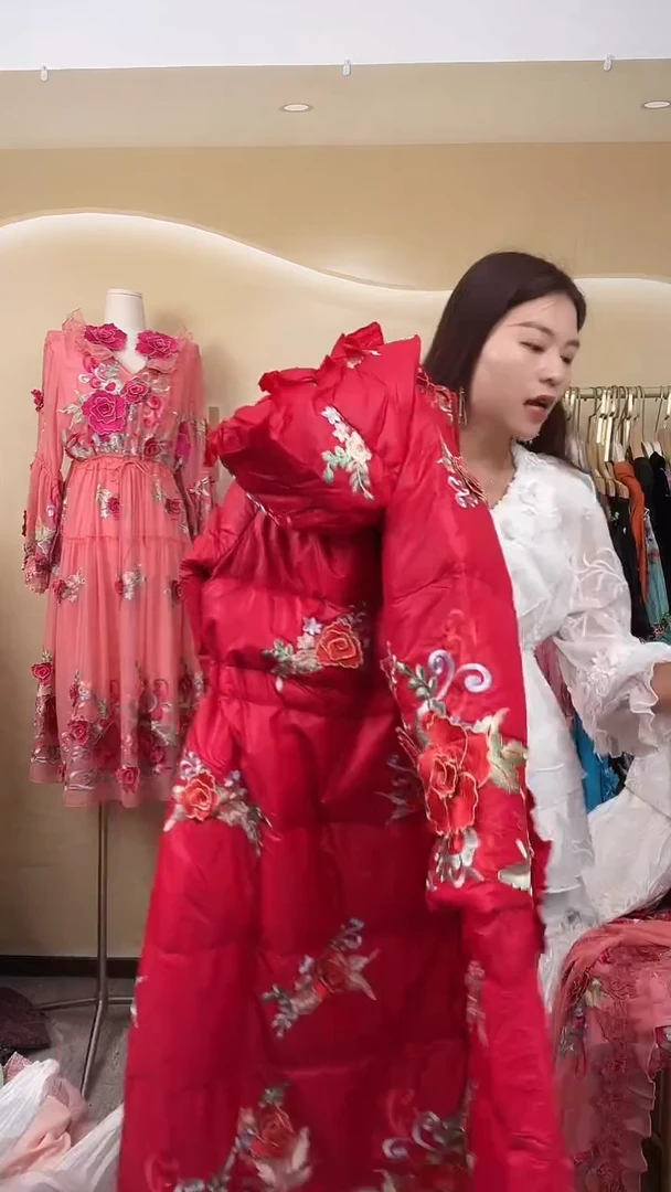 常规红色花后XL  xxl