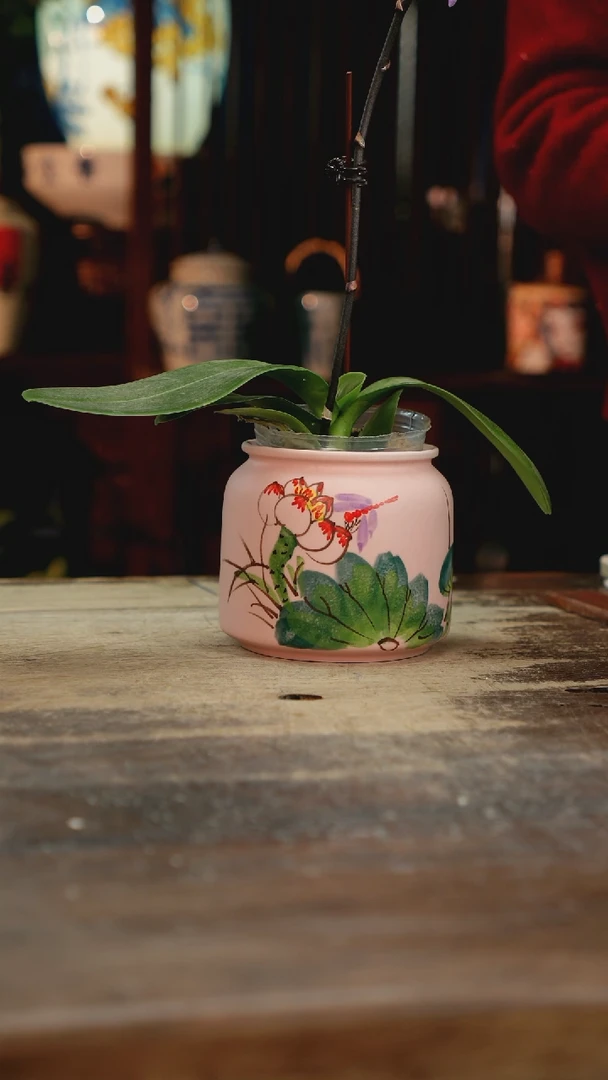 【闪购商品】瓷片景德镇纯手工釉下彩精品花瓶