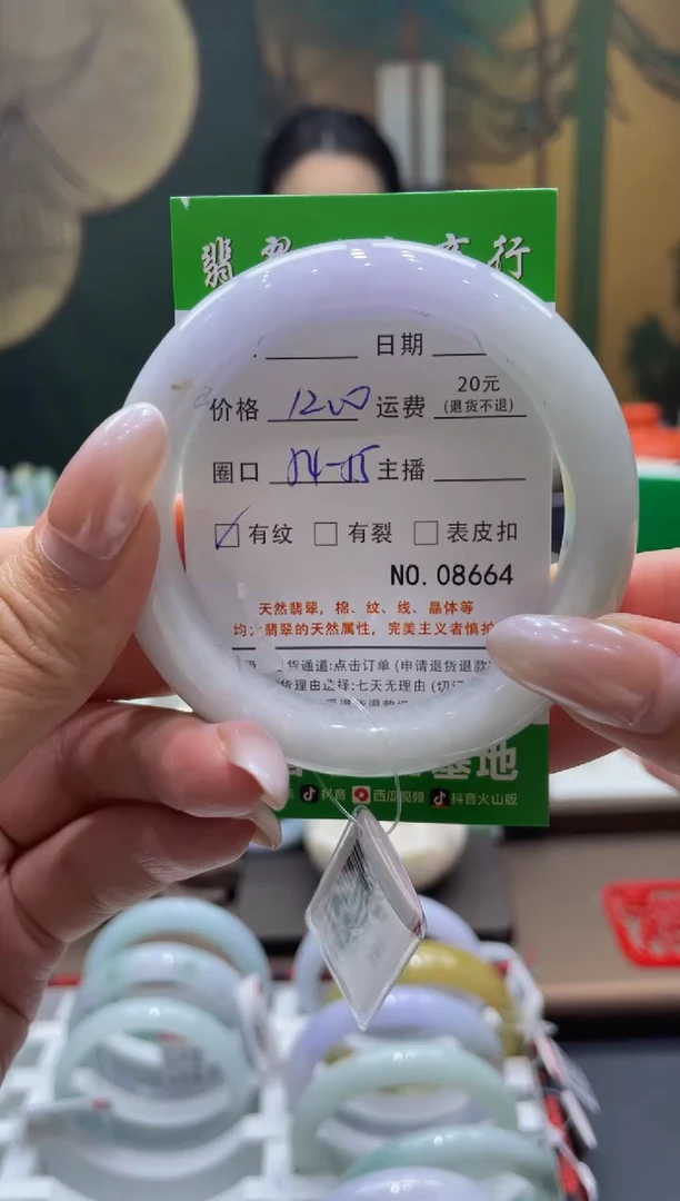 未镶嵌手镯翡翠8664****