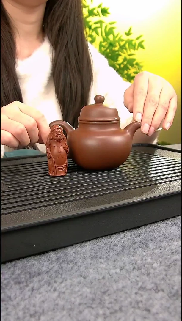 茶壶紫砂牖见斋乡宁紫砂 |  掇球+手把件