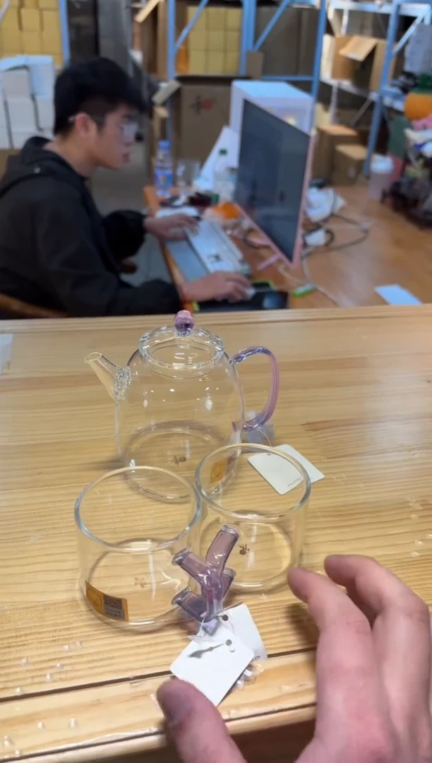 【闪购商品】禾器-宴辰壶-浅紫色+清禾杯浅紫色