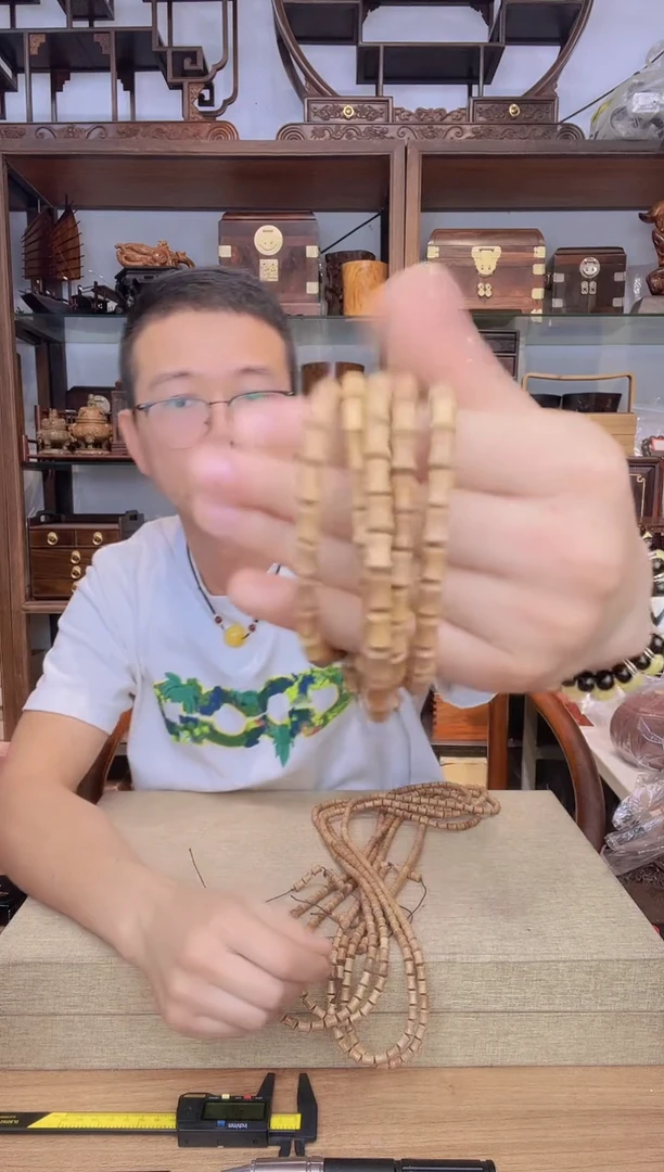 乌木类书架079老山檀竹节067*085*108多圈