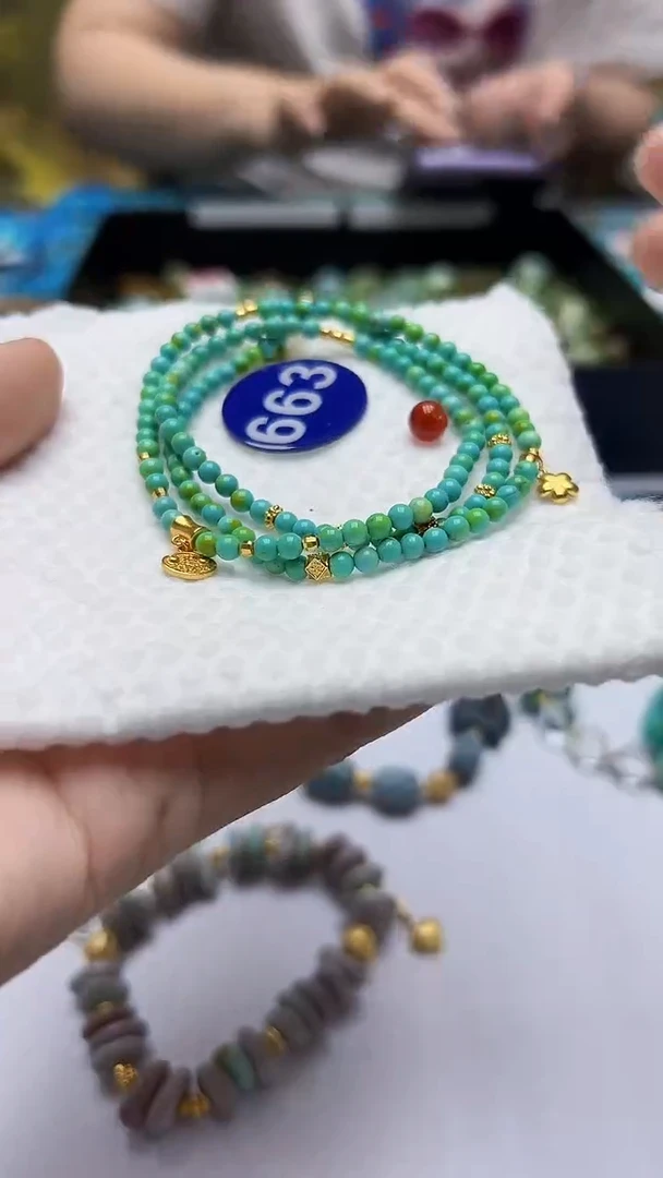 玛瑙/玉髓手串未镶嵌663