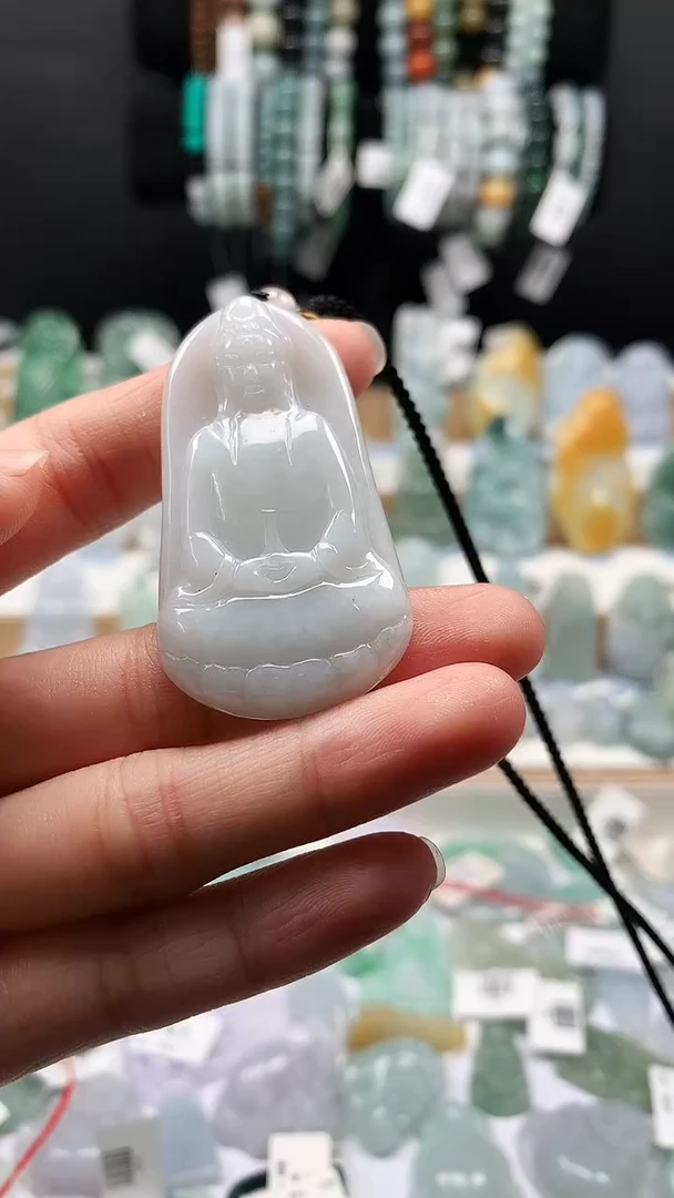 吊坠(不含链)未镶嵌翡翠65素衣观音