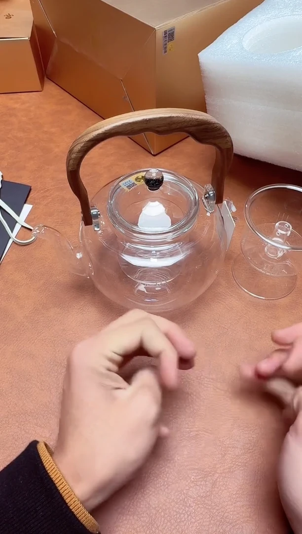 【闪购商品】禾器#山雅壶透明+藤编垫