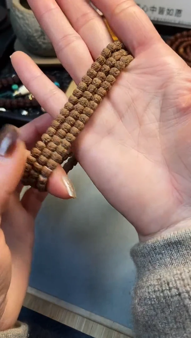 手串金刚菩提甄选级藏式佛手长串5.4