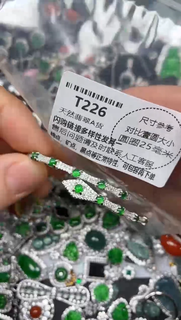 颈饰未镶嵌翡翠T226手镯