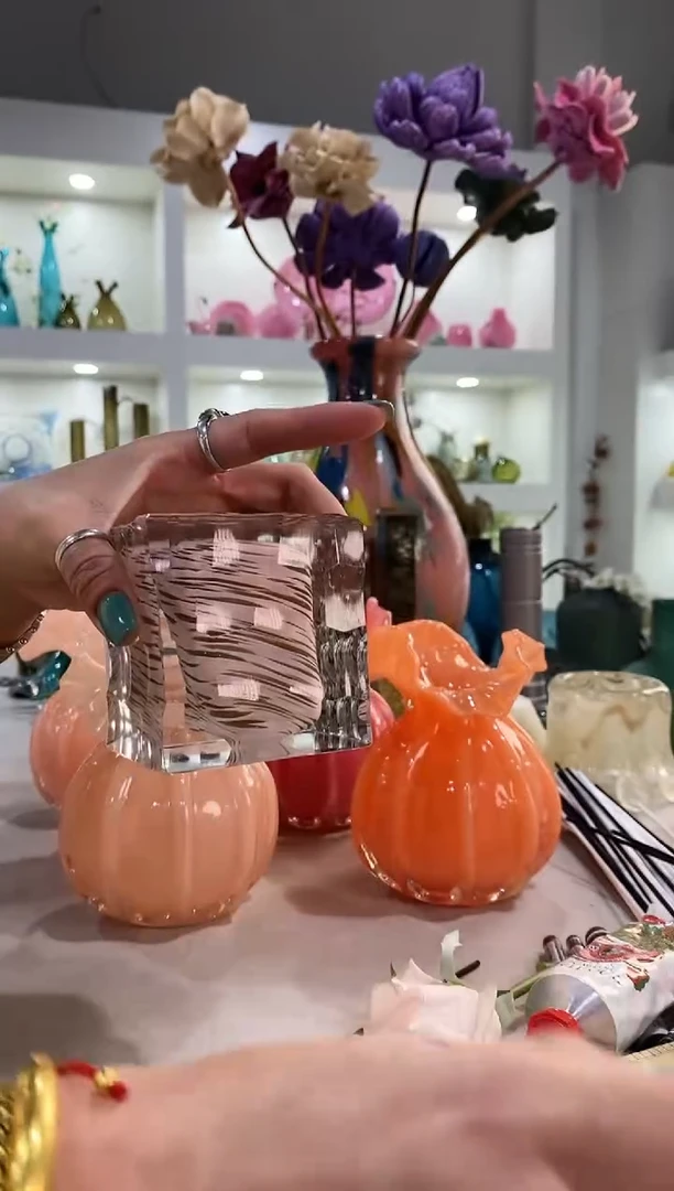 慕忆家手作琉璃花瓶