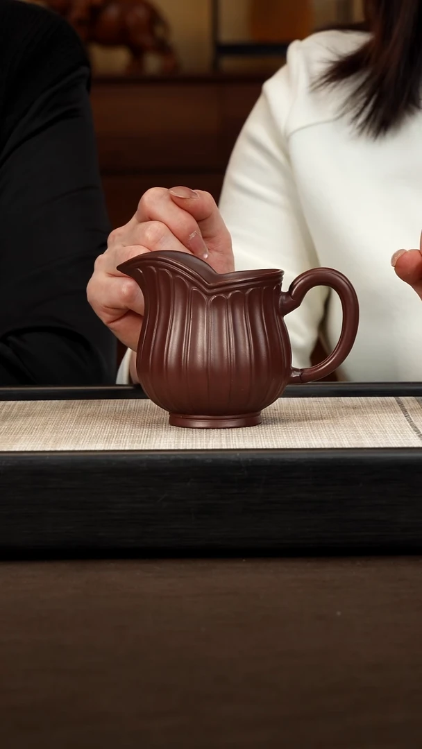 茶壶紫砂【P002】筋纹公道
