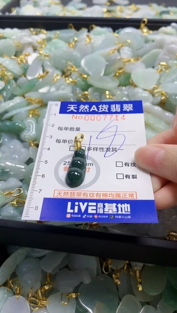颈饰未镶嵌翡翠天然A货翡翠