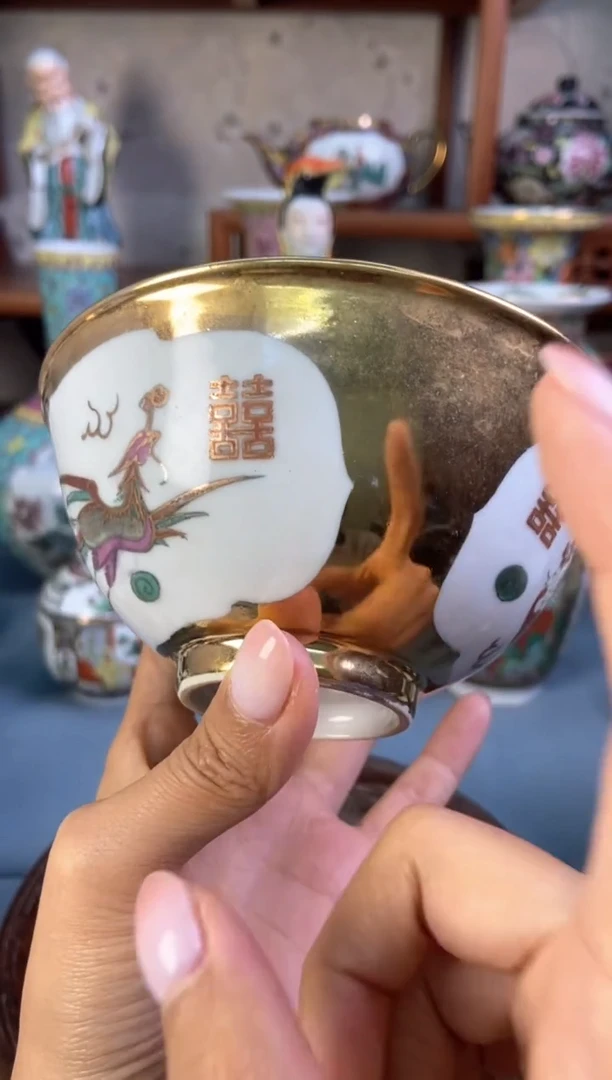 瓷片微瑕慎拍景德镇窑老厂瓷器单件