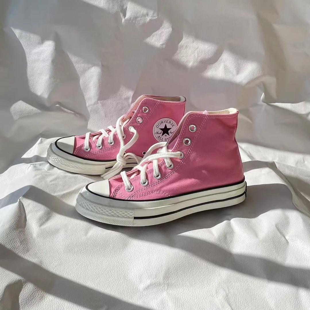 Converse匡威1970s芭比粉色经典帆布鞋172678C百搭情侣复古休闲