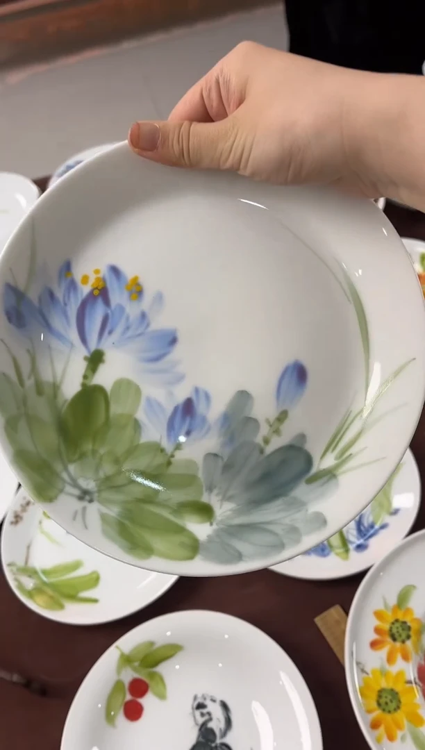 陶瓷景德镇高温釉中彩陶瓷餐具