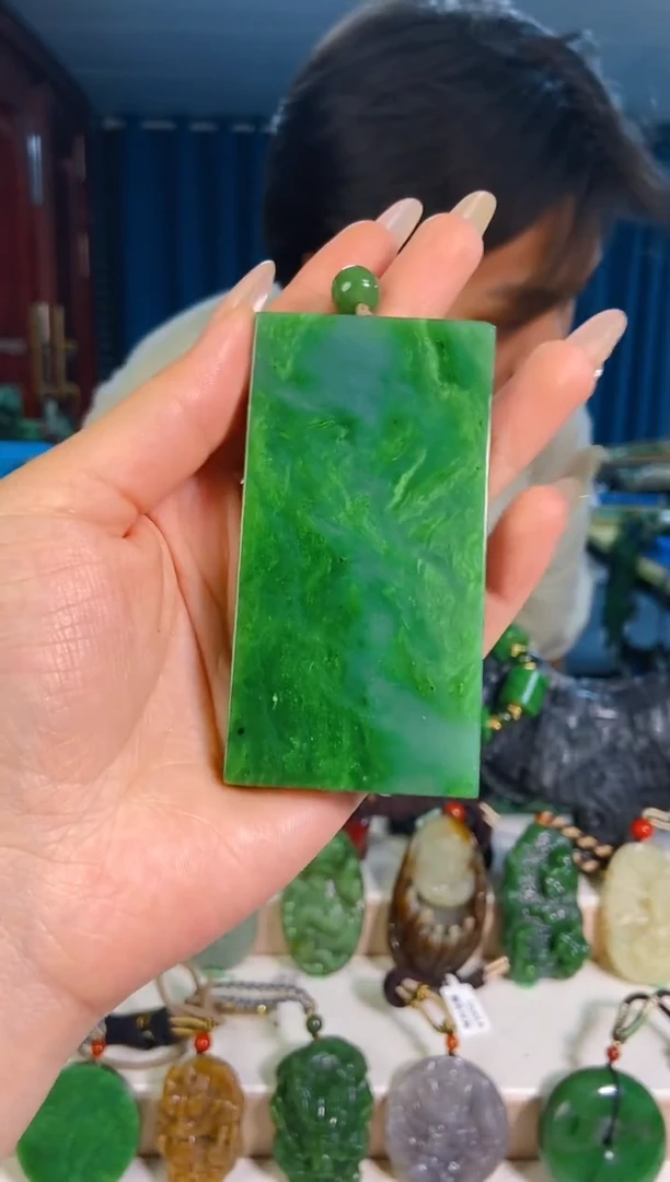 和田玉未镶嵌挂件1