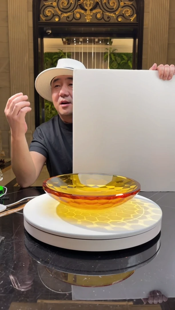 【闪购商品】茶宠AJ05750琥珀色水晶琉璃