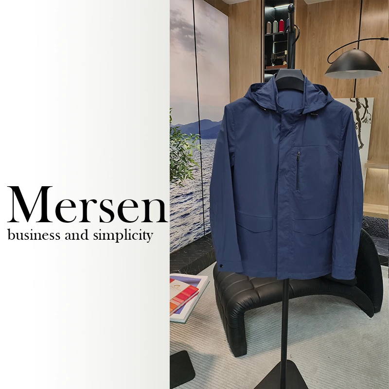 朗度【连帽夹克】男士商务休闲春夏款休闲通勤连帽夹克 08F111