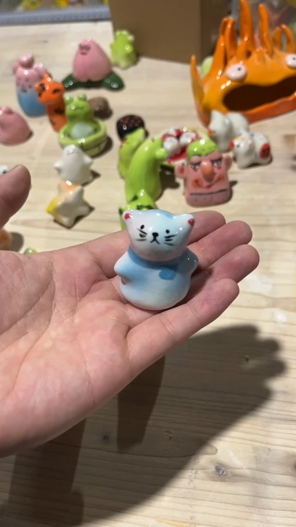 【闪购商品】摆件327纯手工微瑕陶瓷