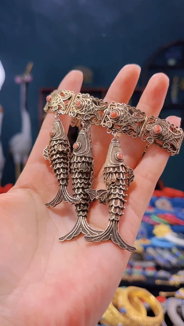 【闪购商品】非遗绝技 花丝老物件手镯