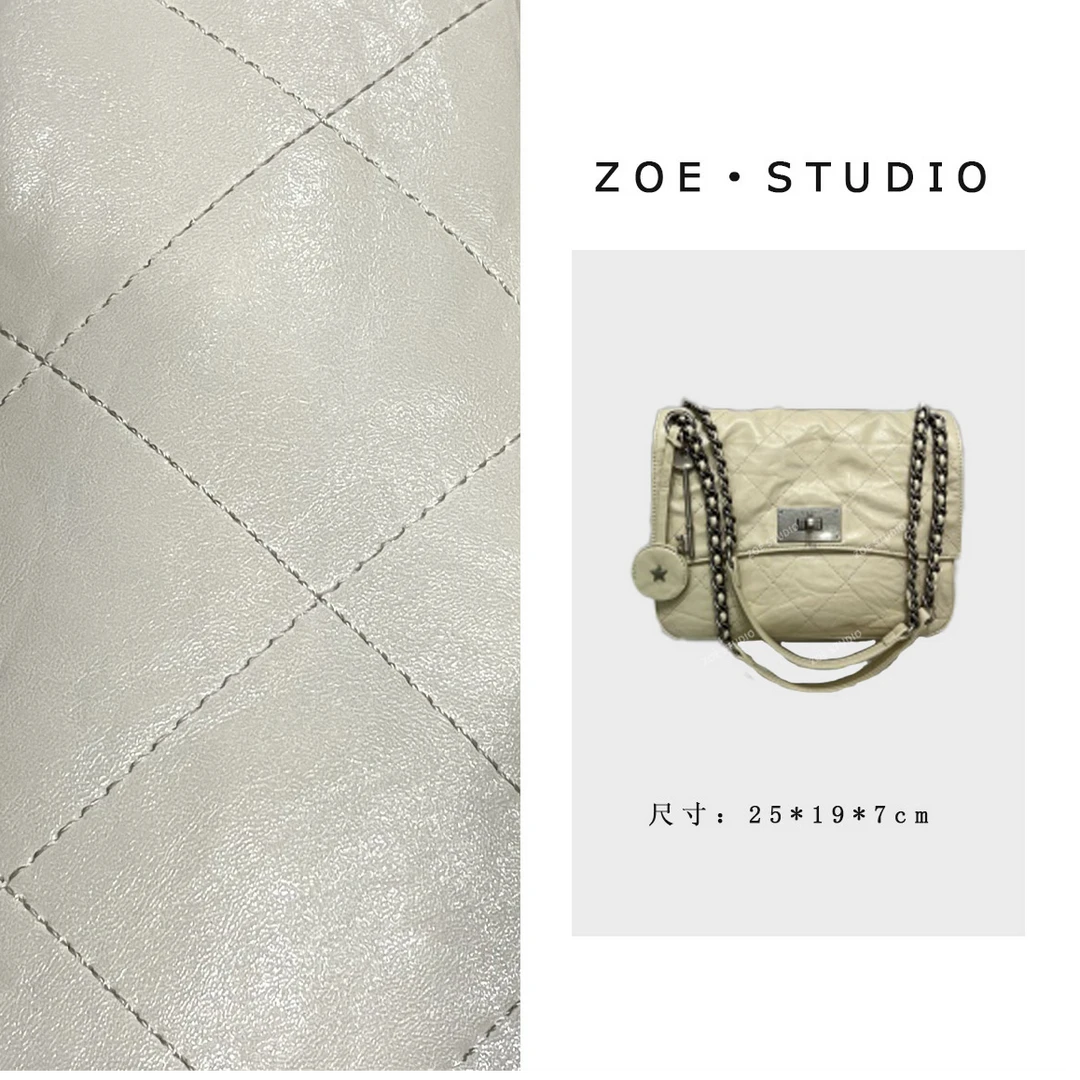 【佐伊甄选】ZT-D7138-游牧白轻奢女士时尚潮流百搭单肩斜挎包真皮