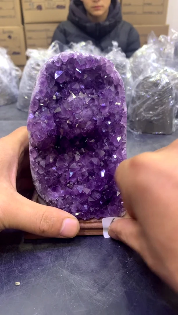 【闪购商品】水晶摆件未镶嵌天然紫水晶摆件649