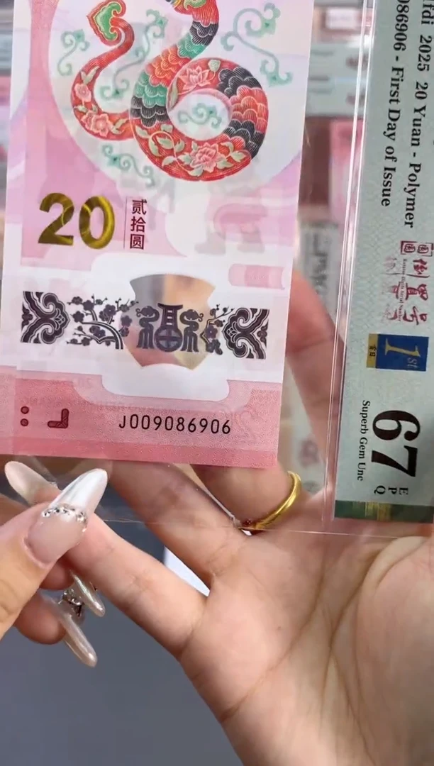 塑料蛇钞 67分 J009086906