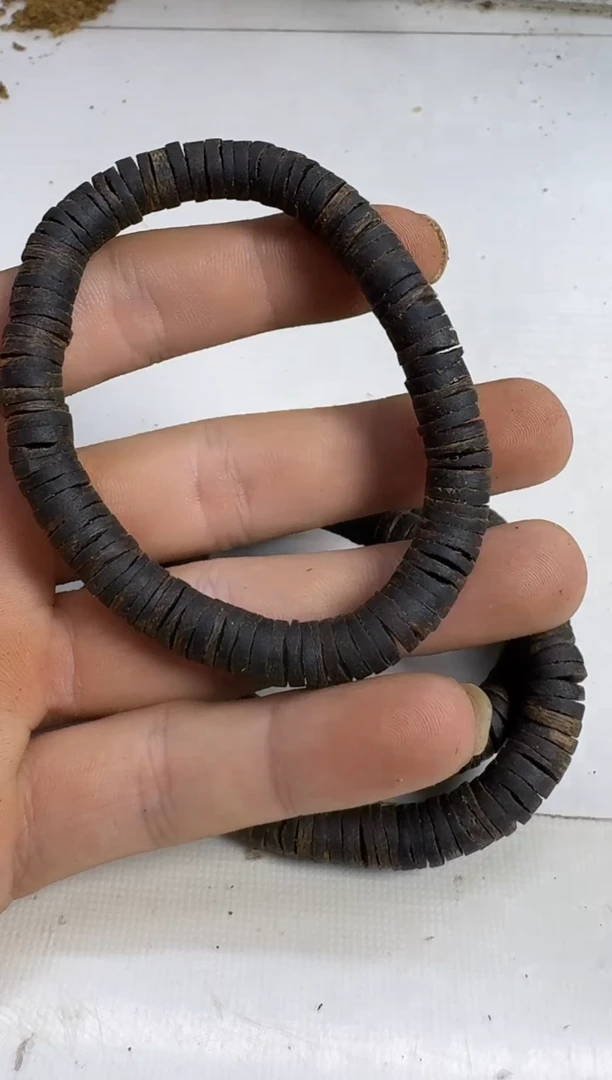 手串沉香乌身0.8规格药片珠9克沉水
