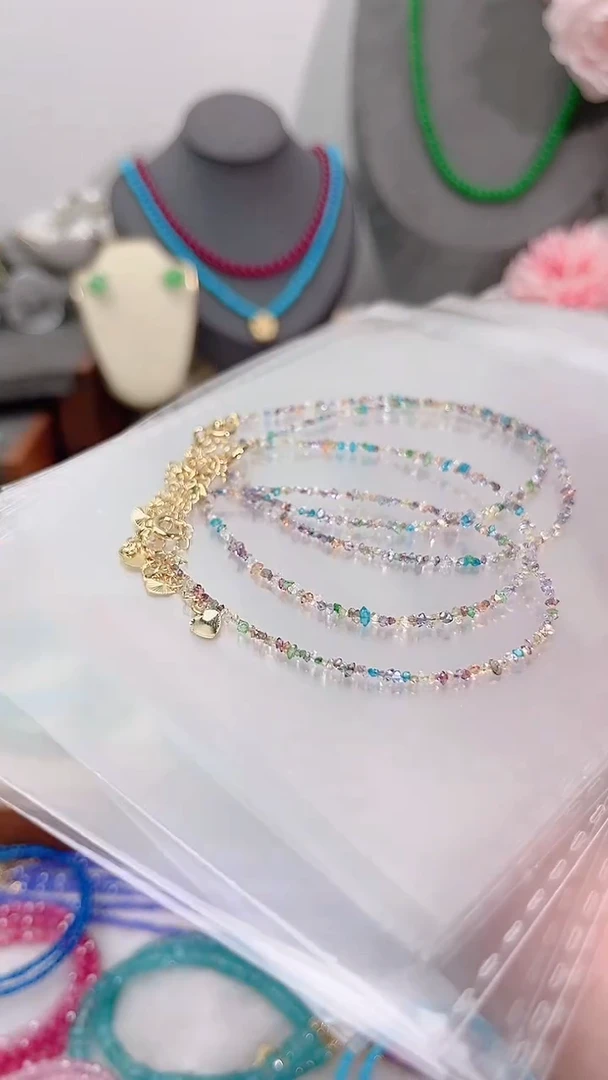 银S925镶嵌手链钻石彩99