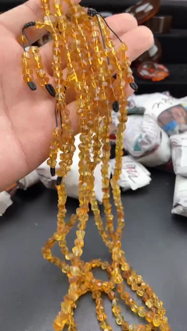 【闪购商品】琥珀手链未镶嵌异形多圈项链【多样性发货其中一】