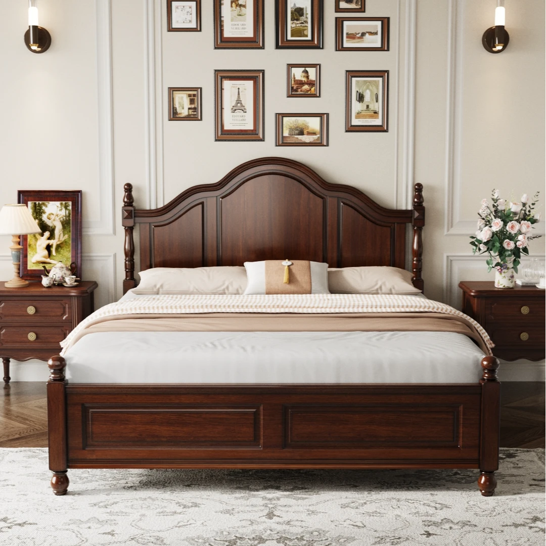 店小二专属链接床复古实木法式储物美式实木床美式床美式家具