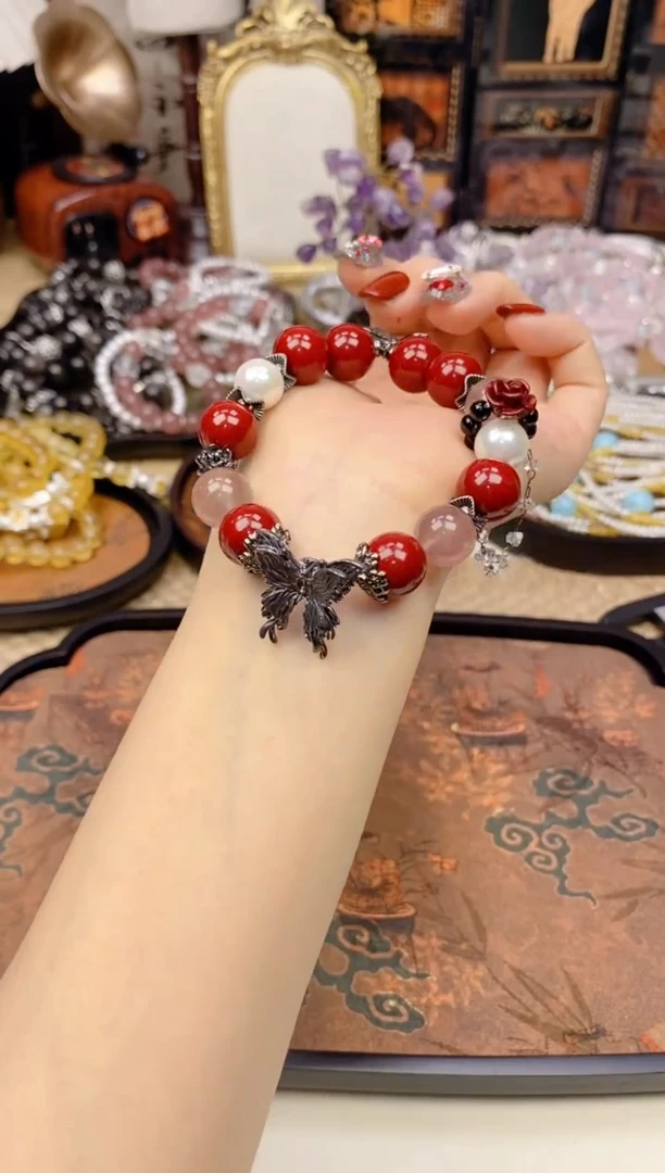 【闪购商品】玛瑙手饰未镶嵌221朱砂