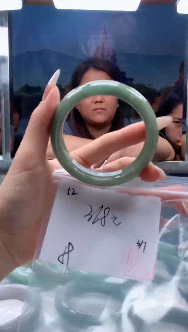 【闪购商品】定制翡翠未镶嵌毛货手镯需精细抛光/手镯52