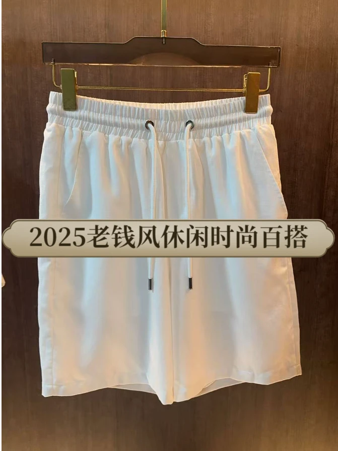 【妹MEI】GZ-209//2025夏日新定-老钱穿搭休闲时尚百搭短裤