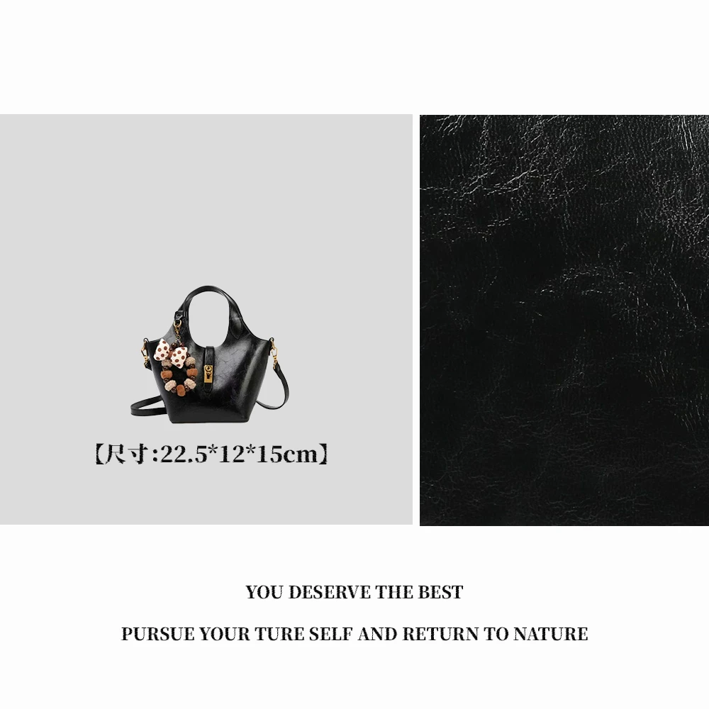 【广州特特】SKL-7785-1-咖啡色时尚百搭肩包潮流斜跨气质