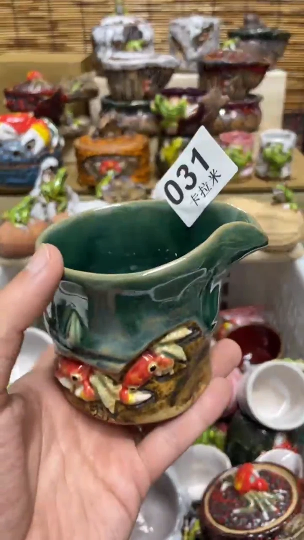 曾****园031精美粗陶手工柴烧