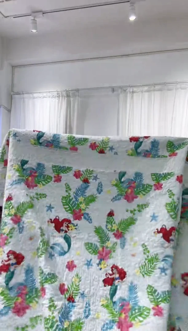 棉200*230纯棉床盖25号微瑕