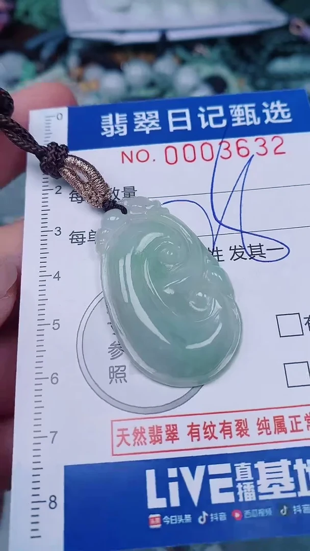 翡翠未镶嵌颈饰00003632