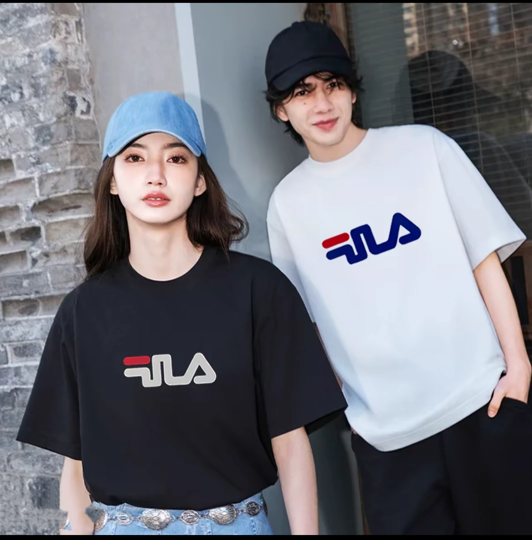 【明天】斐家短袖 前胸大图新款时尚 男女同款 {发正标}