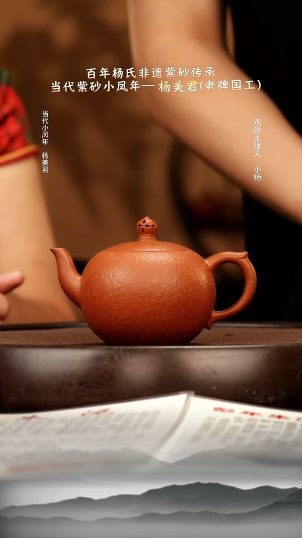 茶壶紫砂44 粗砂鱼籽朱泥一粒珠200c 紫砂壶W