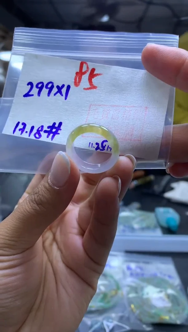 未镶嵌定制翡翠戒圈#299元-毛货需精细抛光