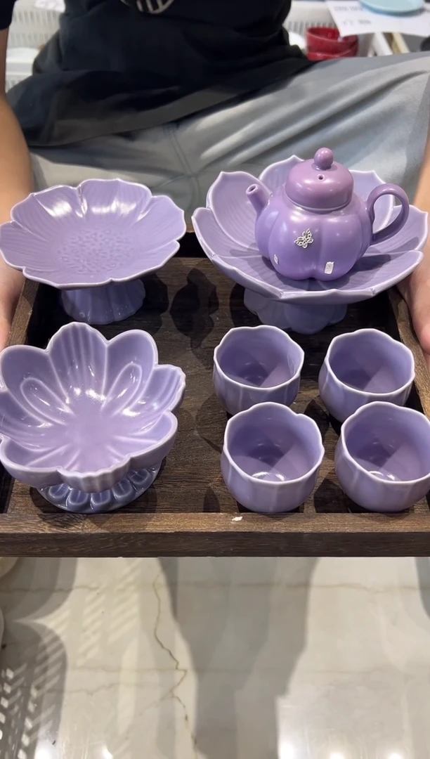 瓷片非 微瑕商品，托盘套组