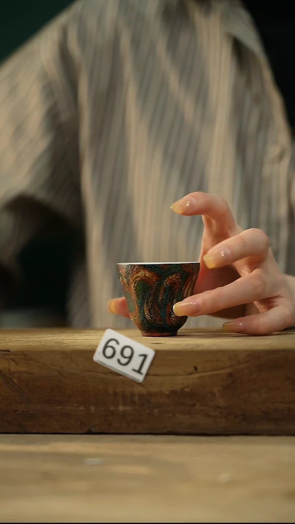 【闪购商品】瓷片新品设计师手作款 大漆手刷系列 小钱