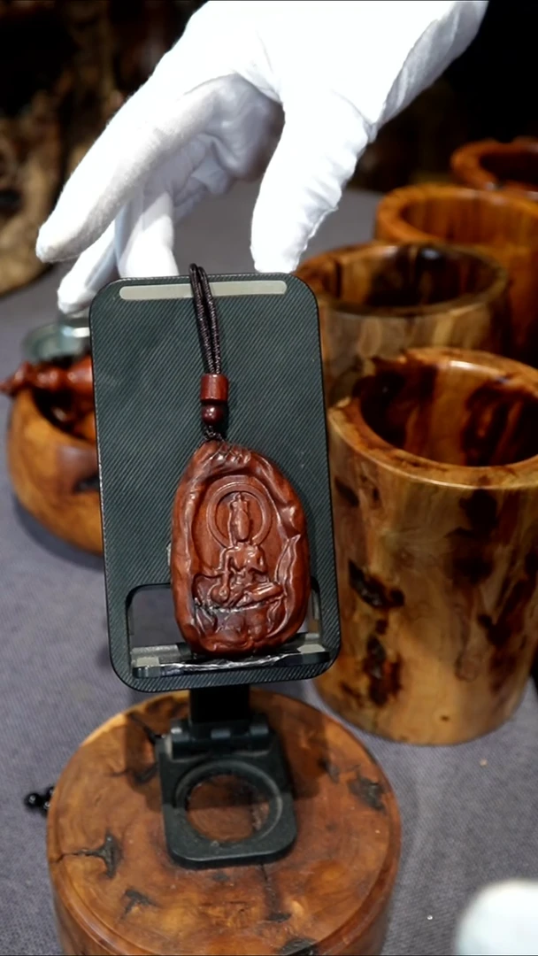 木雷击枣木无相佛牌