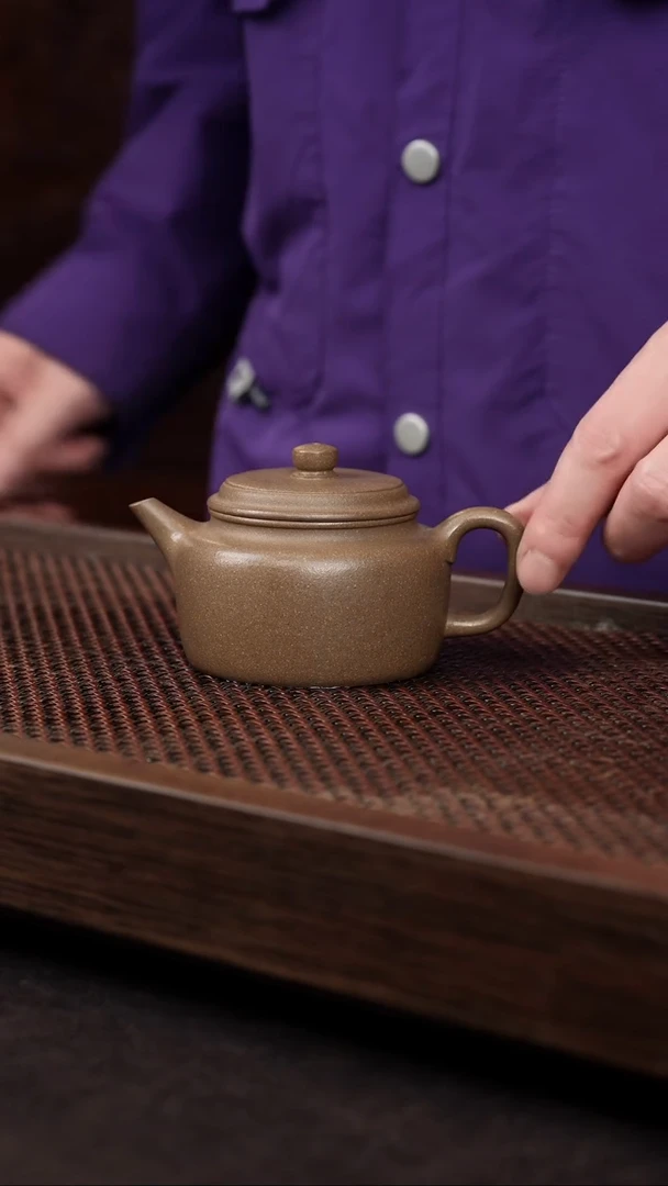 【闪购商品】紫砂茶壶芝麻绿剑流德中