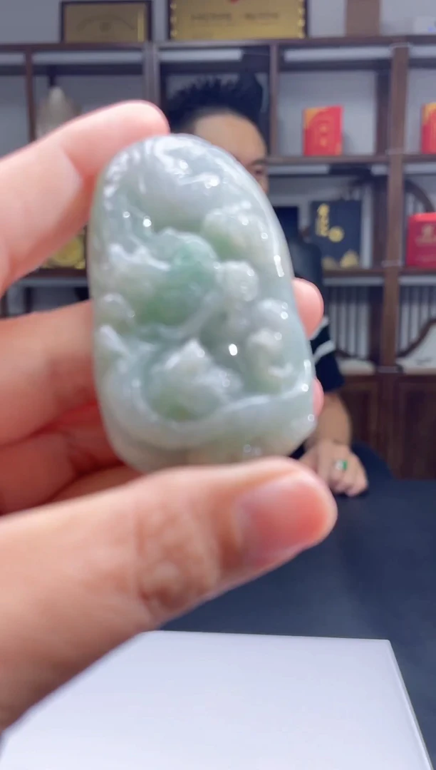 吊坠(不含链)未镶嵌翡翠天然A货翡翠多样性发其一JYZY-9.15-33